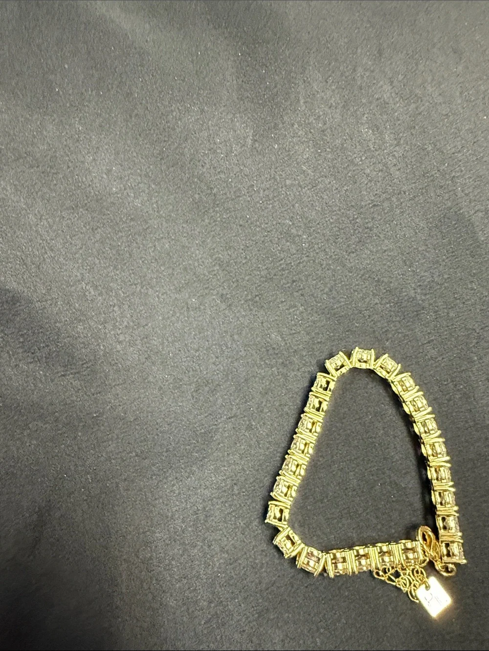 Park Lane Gold-Tone Bracelet with Clear Stones
